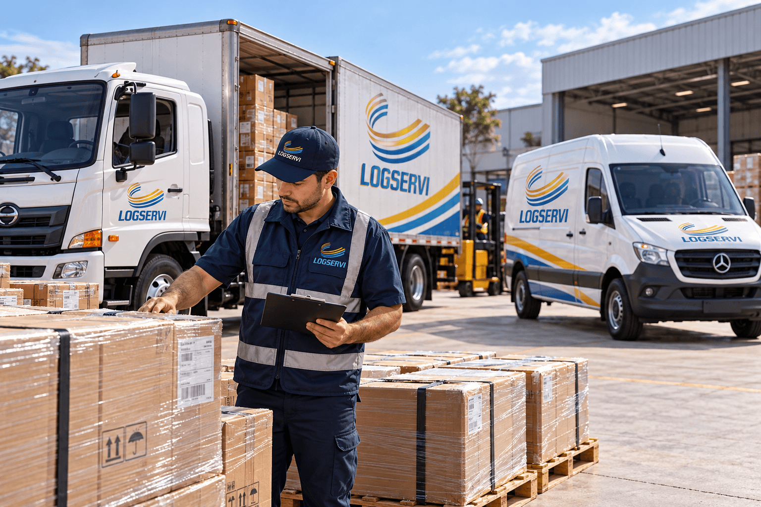 Vehículos LOGSERVI seleccionados según la carga