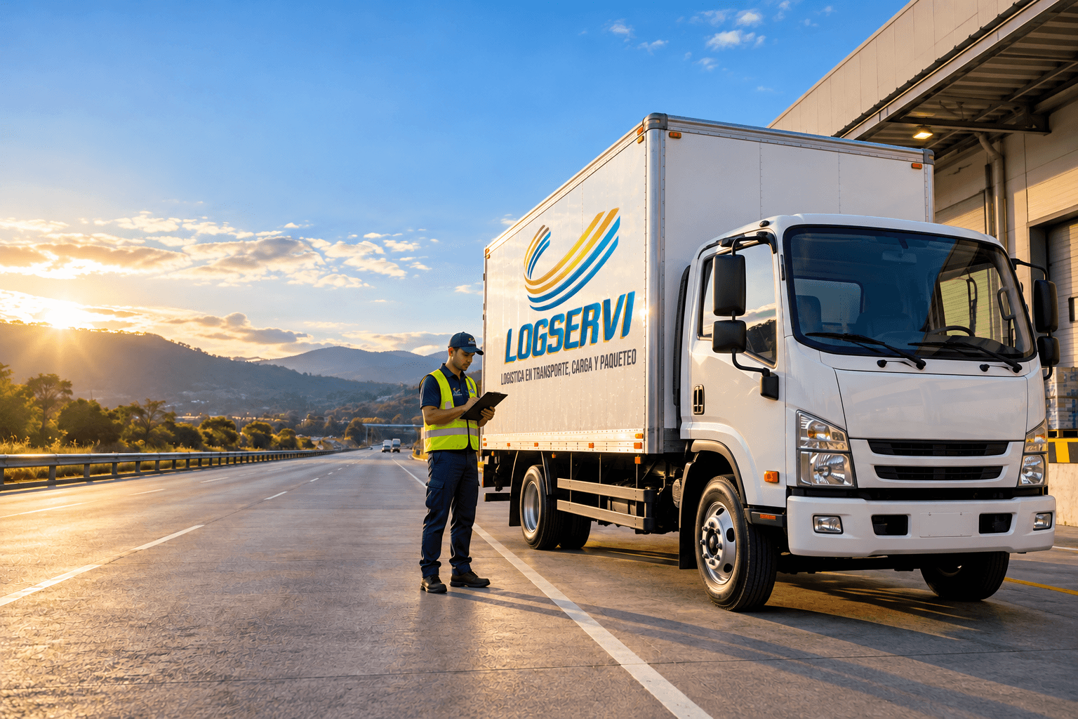 Camión LOGSERVI para transporte de carga